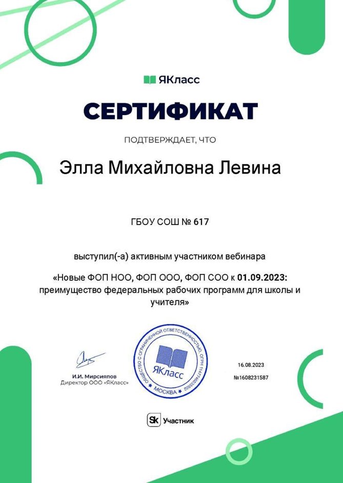 2022-2023 Левина Э.М. (Сертификат участника вебинара Новые ФОП)